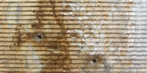 산업 현장 노후화 부식 함석 외장재